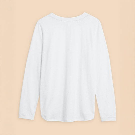 White Stuff Clara Long Sleeve T-Shirt White