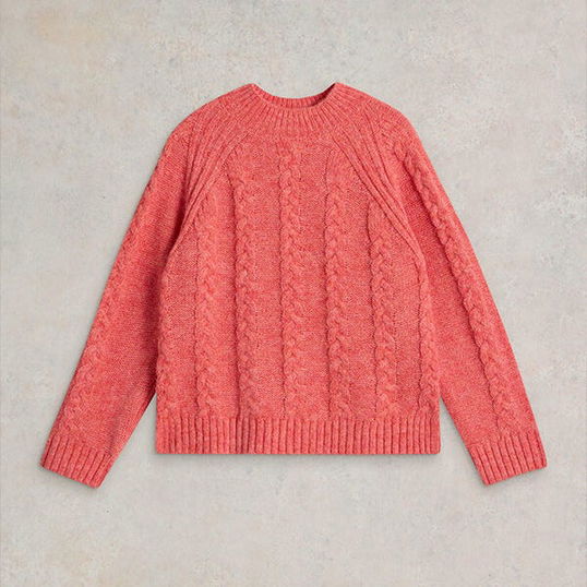 White Stuff Cleo Jumper Coral