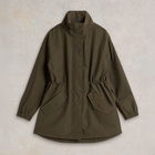 White Stuff Lexi Waterproof Coat Khaki Green