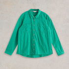 White Stuff Sophie Organic Cotton Shirt Bright Green