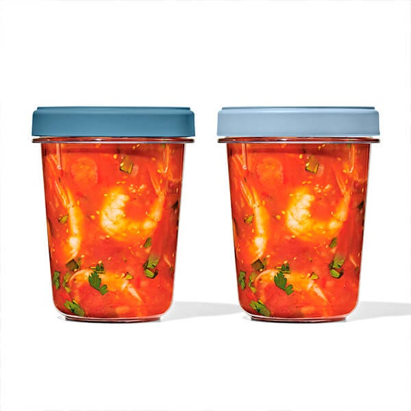 OXO Good Grips Pack of 2 Twist & Stack 900ml Containers