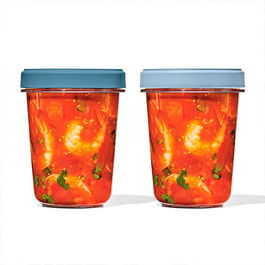 OXO Good Grips Pack of 2 Twist & Stack 900ml Containers