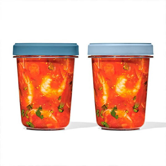 OXO Good Grips Pack of 2 Twist & Stack 900ml Containers