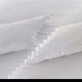 Murmur Bea Embroidery Cushion 30cm x 50cm White