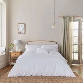Murmur Bea Duvet Cover Single White