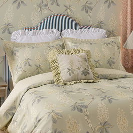 Sanderson Chestnut Tree Duvet Cover King Size Grey Blue & Sage