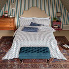 Joules Floral Scallop Duvet Cover King Size Blue