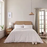 Murmur Mae Duvet Cover Single Shell Pink