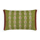 Sanderson April`s Garden Cushion 60cm x 40cm Olive & Mulberry