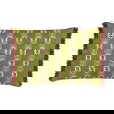 Sanderson April's Garden Cushion 60cm x 40cm Olive & Mulberry