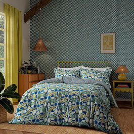 Scion Living Twist & Turn Duvet Cover King Size Indigo