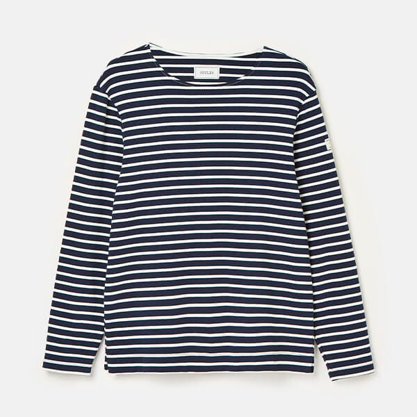 Joules Mens Navy Stripe Breton Top