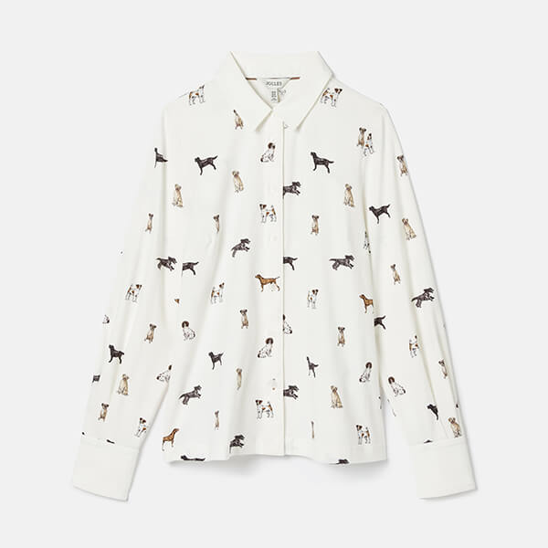 Joules Dog Print Burlington Shirt