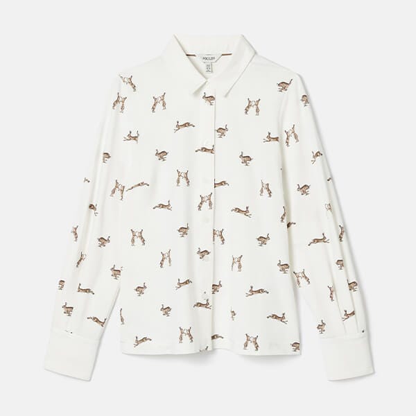 Joules Hare Print Burlington Shirt