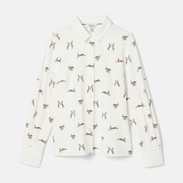 Joules Hare Print Burlington Shirt