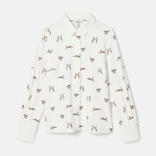 Joules Hare Print Burlington Shirt