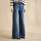 Joules Mid Blue Denim Palazzo Jeans